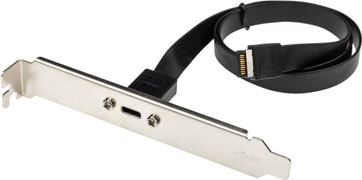 Image du produit InLine Cache de slot USB Typ-C vers USB 3.1 Panneau frontal Key-A interne (0.50 m, USB 3.1)
