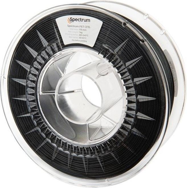Immagine prodotto Filamento PA Nylon PA6 CF15 carbonio 0,5 kg 1,75 mm (1.75 mm, 750 g, Nero)