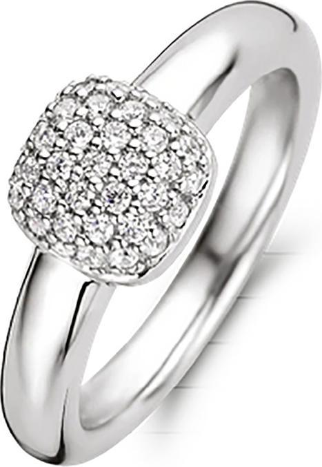 Ti Sento Milano Ring mit Zirkonia 12188ZI (56, 925 Silber)