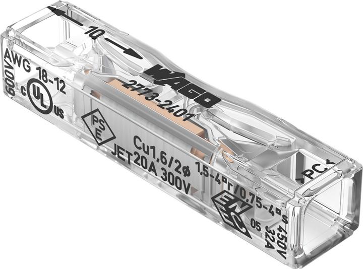 Immagine prodotto Steffen Connettore passante WAGO 0,75 - 4mm², confezione da 20 pezzi.