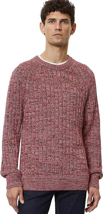 Actual product image Marc O'Polo Long Sleeve Pullover Crew Neck Raspberry (M)