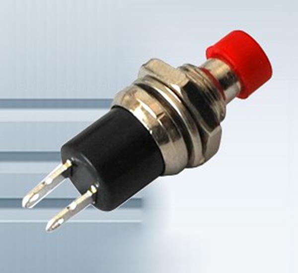 Actual product image OEM Push button red for mounting with solder lugs