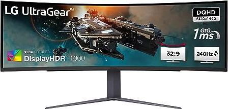 Actual product image LG UltraGear 49GR85DC-B (5120 x 1440 pixels, 49")