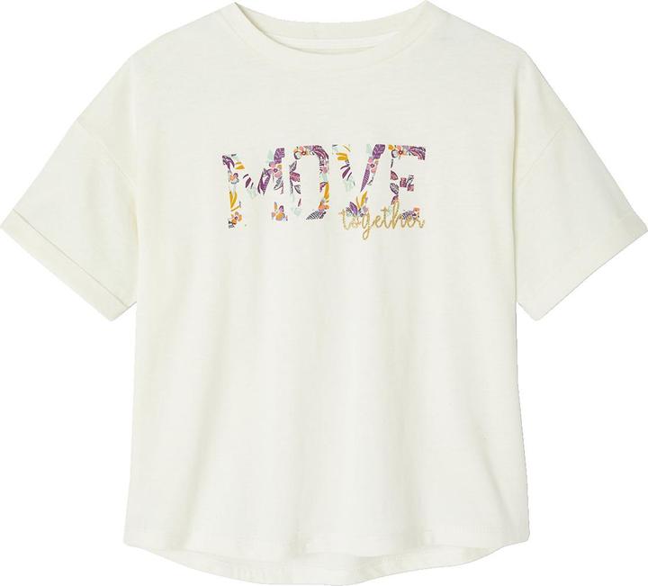 Vertbaudet Mädchen Sport-Set: T-Shirt & Radlerhose mit Glanzeffekt