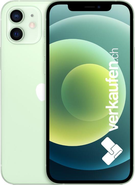 Actual product image verkaufen.ch iPhone 12 (128 GB, Green, 6.10", 12 Mpx, SIM + eSIM, B / Very good)