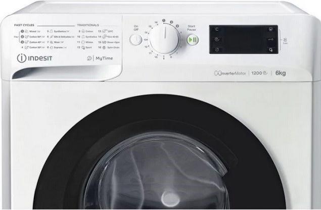 Produktbild Indesit MTWSE 61294 WK EE Waschmaschine (6 kg, Links)
