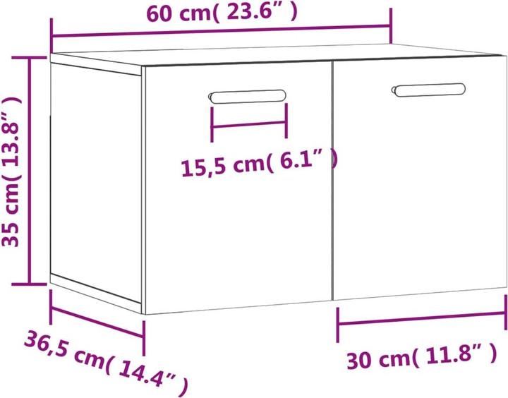 Produktbild VidaXL Maci (60 x 36,5 x 35 cm)