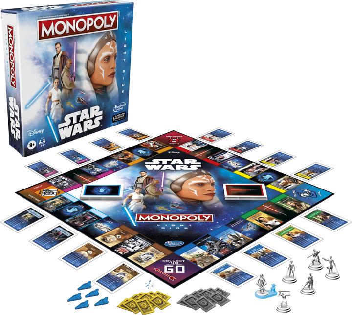 Actual product image Monopoly Star Wars Light Side Eidtion (German)