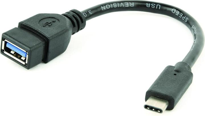 Gembird A-OTG-CMAF3-01 USB Typ-C USB Type-A Schwarz Kabelschnittstellen-/adapter (0.20 m, USB 3.0)
