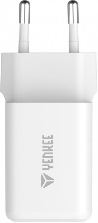 Produktbild Yenkee USB-C Ladegerät 2x18W 3A Power Delivery 3.0 QC3.0 Weiss (35 W)