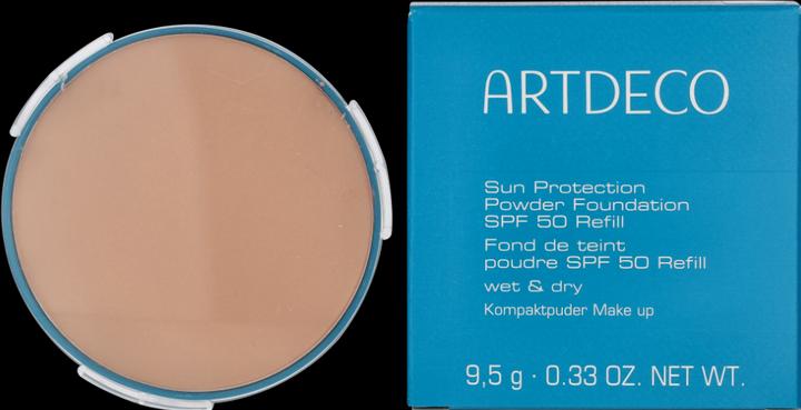 Artdeco Sun Protection Powder Foundation Refill SPF 50 9.5g 20 Cool Beige (Sonnencreme, SPF 50, 79 ml, 9.50 g)