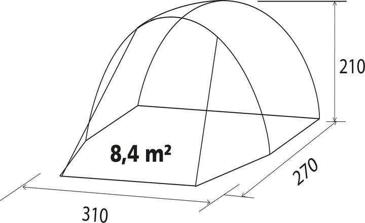 Image du produit Brunner Entrada (Auvent, 10.50 kg, 1 personne)