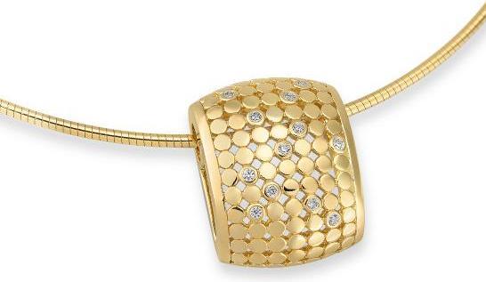 Breuning ANHÄNGER - BRILL. 0,24 Ct. H/si (750, - Gold)
