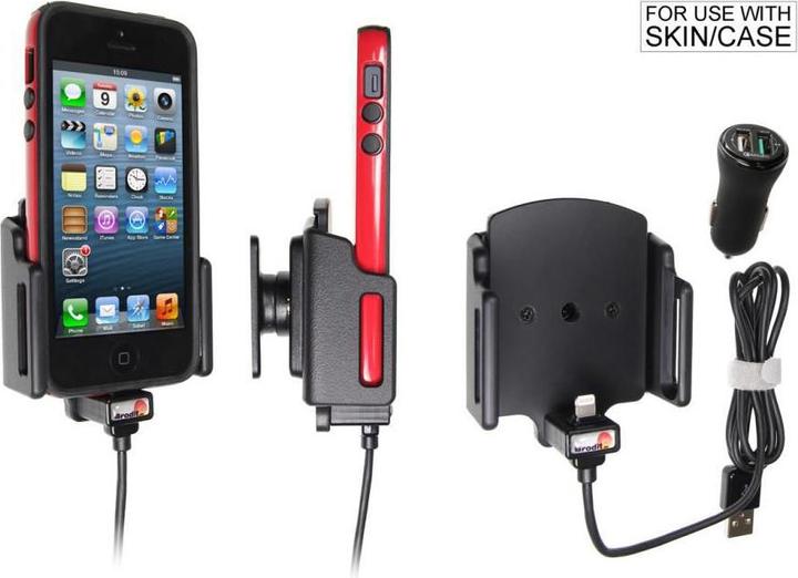 Image du produit Brodit support auto actif pour iPhone 5 avec coque de protection