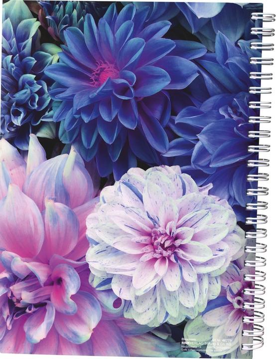 Productafbeelding Rnk Uitgever Notitieboekje met ABC-index Blossom DIN A5 gelinieerd, veelkleurige hardcover 96 pagina's (A6, Rijen, Hardcover)