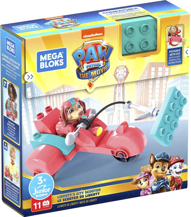 Actual product image Mega Bloks Paw Patrol scooter