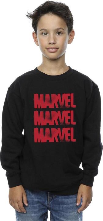 Produktbild Red Spray Logos Sweatshirt Jungen (152, 158)