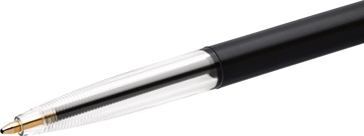 Bic Kugelschreiber 0.32 mm, 50 Stück, Schwarz (Schwarz, Transparent, 50 x)