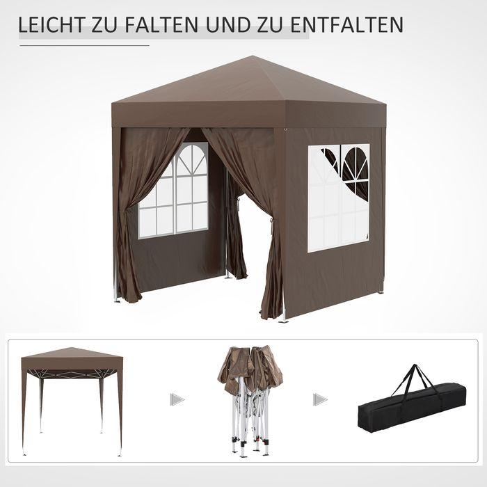 Actual product image Outsunny Folding pavilion (200 cm, 200 cm)