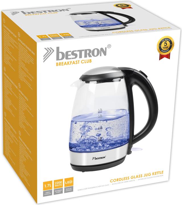 Actual product image Bestron AWK780G electric kettle (1.70 l)