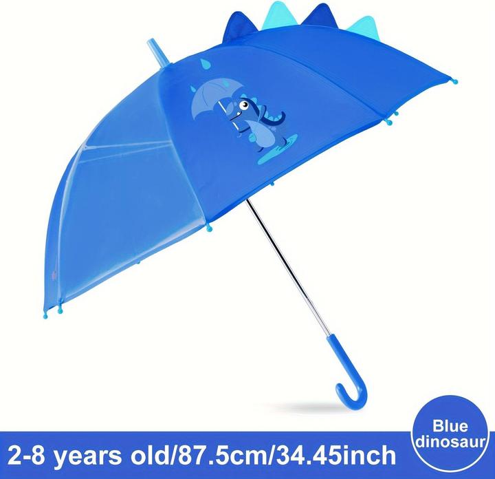 Alopini 1pc Cartoon Dinosaurier Kinder Regenschirm, wasserdicht Hand öffnen, niedlichen Stil