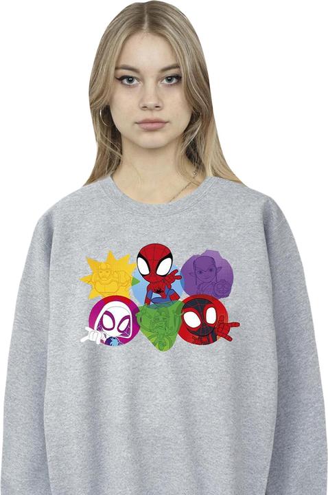 Immagine prodotto Spidey And His Amazing Friends Faces Felpa Donna (4XL)