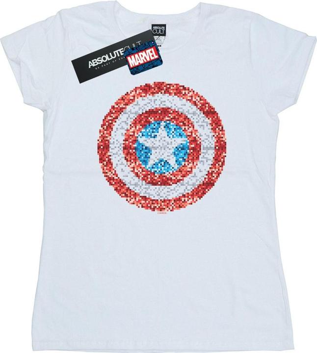 Produktbild Captain America Pixelated Shield TShirt (XL)