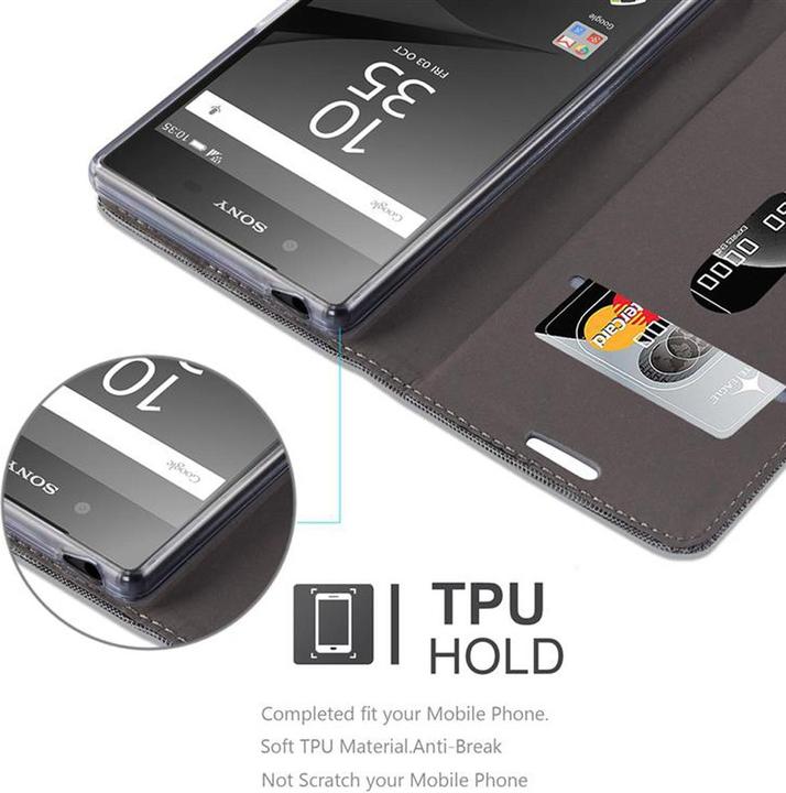 Actual product image Cadorabo Book Jeans Optics Cover (Sony Xperia Z5)