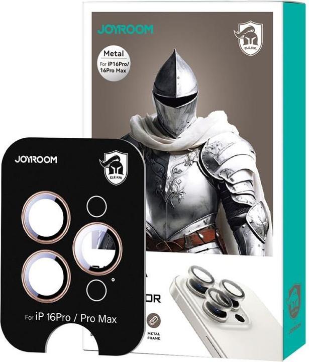 Immagine prodotto Joyroom JR-MFY0261 Protezione dell'obiettivo della fotocamera per 16 Pro/Pro Max-Argento (1 Pezzo/i, Apple iPhone 16 Pro Max, Apple iPhone 16 Pro)