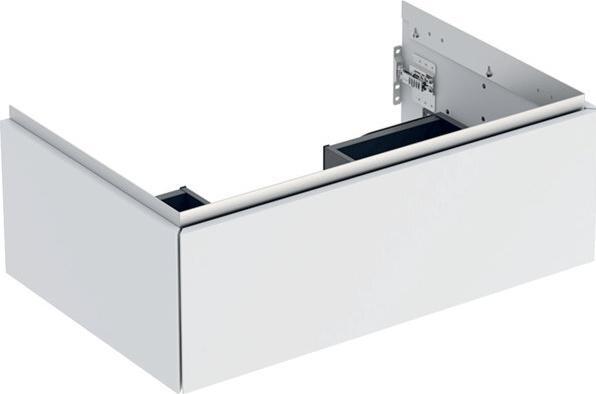 White / matt lacquered