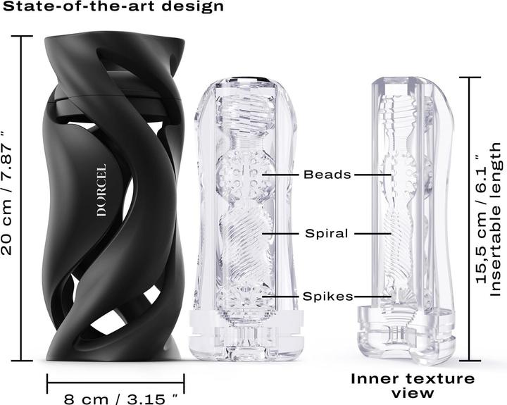 Actual product image Marc Dorcel Deep Blow Masturbator