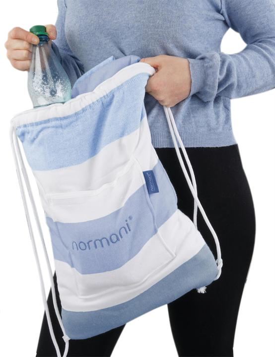 Image du produit Normani Serviette de bain avec fonction sac à dos (90 x 170 cm)