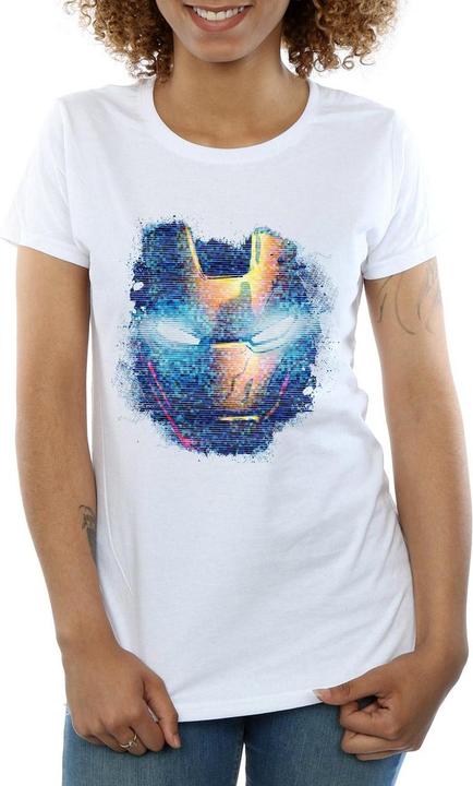 Produktbild Iron Man Distressed Head TShirt (S)