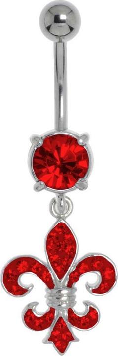 Produktbild Bijouteria Bauchpiercing (Chirurgenstahl 316L, Kristall, Messing rhodiniert)