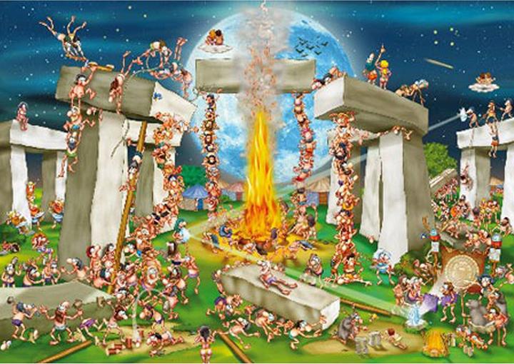 Produktbild D-Toys Puzzle 1000 pieces - Cartoon - Stonehenge (1000 Teile)