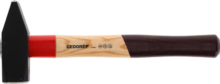 Actual product image Gedore 600 E-2000 Metalworker's hammer ROTBAND-PLUS with ash handle, 2 kg (2491 g)