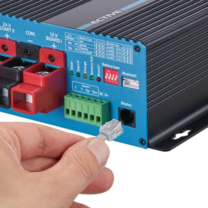 Produktbild Ective SBB60 Ladebooster 12V 60A mit 30A Solar-Laderegler Wohnmobil AGM LiFePO4