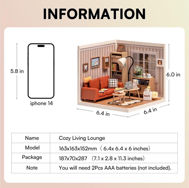 Produktbild Rolife Cozy Living Lounge Diorama