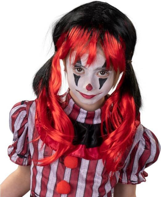 Produktbild MICA Festival Perücke schwarz/rot - für Kinder