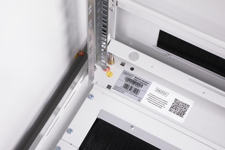 Actual product image Assmann DIGITUS 42U Unique network cabinet 600x800mm glass door gray (42 RU, 19 inch rack)