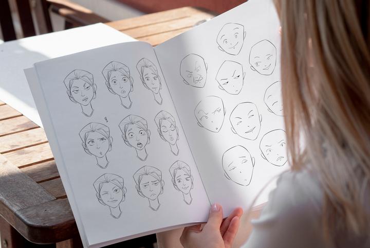 Actual product image Learning to draw comics made easy