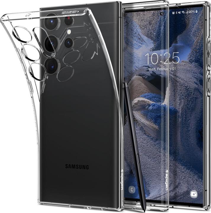 Actual product image Spigen Liquid Crystal (Samsung Galaxy S23 Ultra)