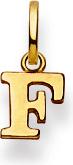Natsumi Schmuck Anhänger Buchstabe F Gelbgold 18K/750 (750/18 K Gelbgold)