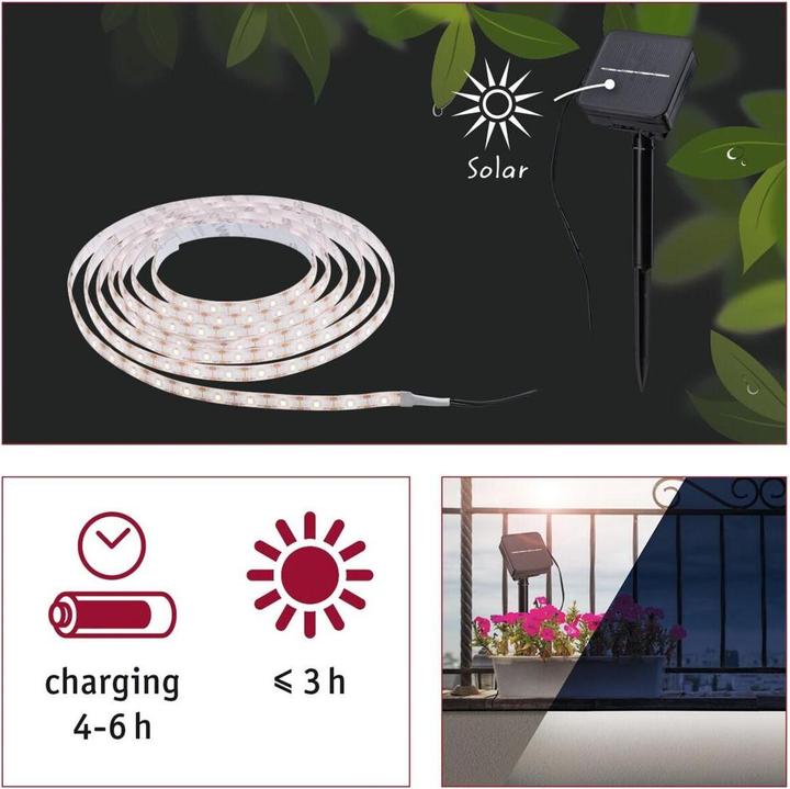 Image du produit Paulmann Bande solaire (Blanc chaud, 300 cm, Intérieur)