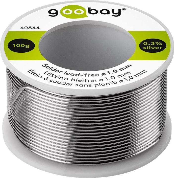 Goobay Profi Lötzinn bleifrei, ø 1,0 mm, 100 g (Lötzinn)