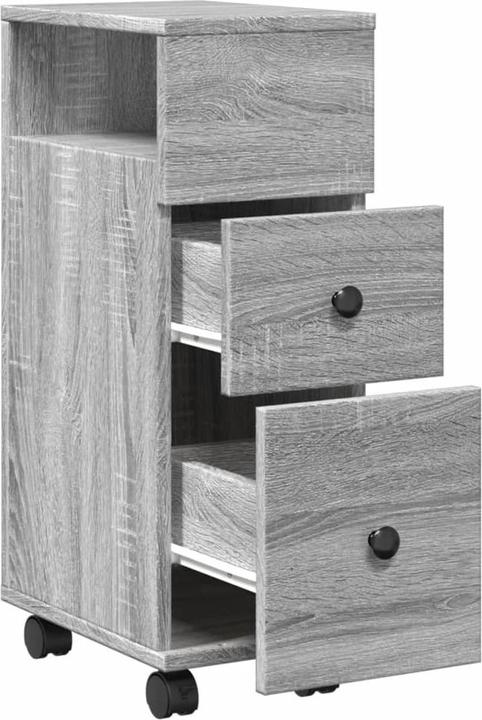Produktbild VidaXL Badschrank Schmal mit Rollen