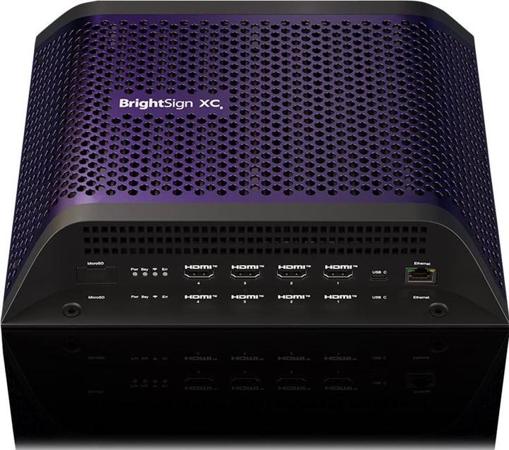 Productafbeelding BrightSign XC4055 Digital Signage mediaspeler (8K-speler, 4x HDMI-uitgang, Elite HTML, 3D-afbeeldingen, Web