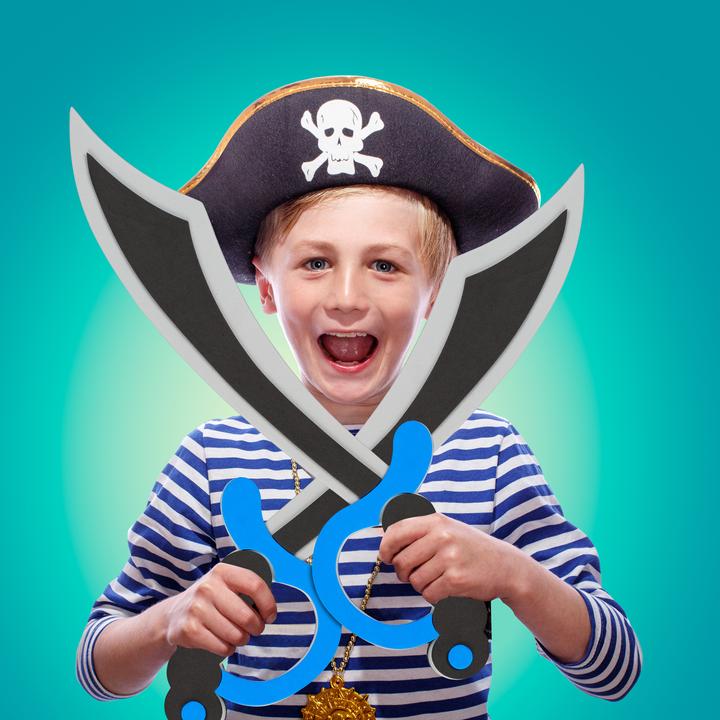 Immagine prodotto Relaxdays Sciabola dei Pirati, Set da 4