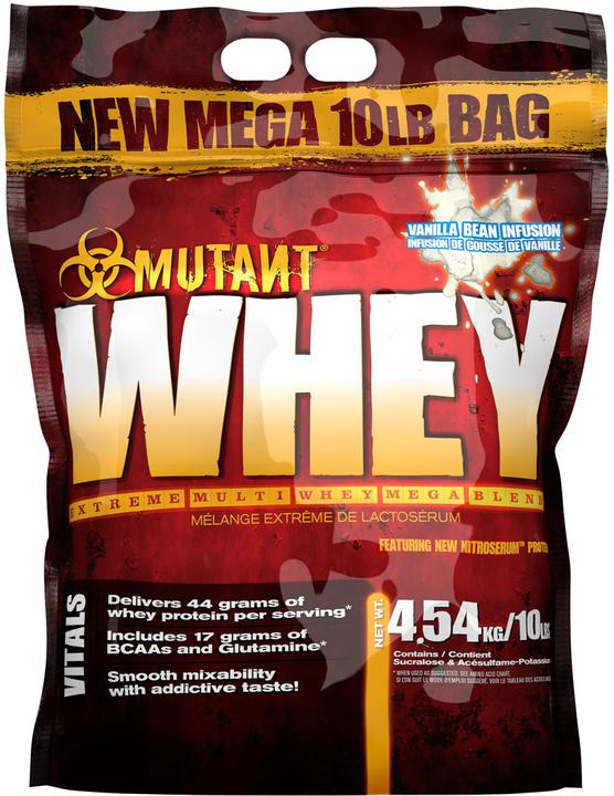 Actual product image Mutant Whey (4540g bag) (Vanilla, 1 pcs., 4560 g)