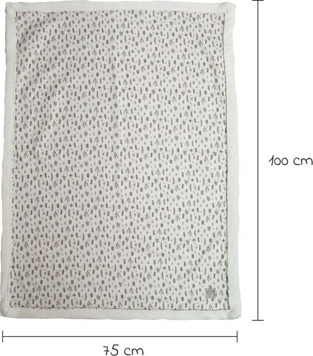 Produktbild Kaiser Kuscheldecken Babydecke Winter Jersey - Leave (75 x 100 cm)